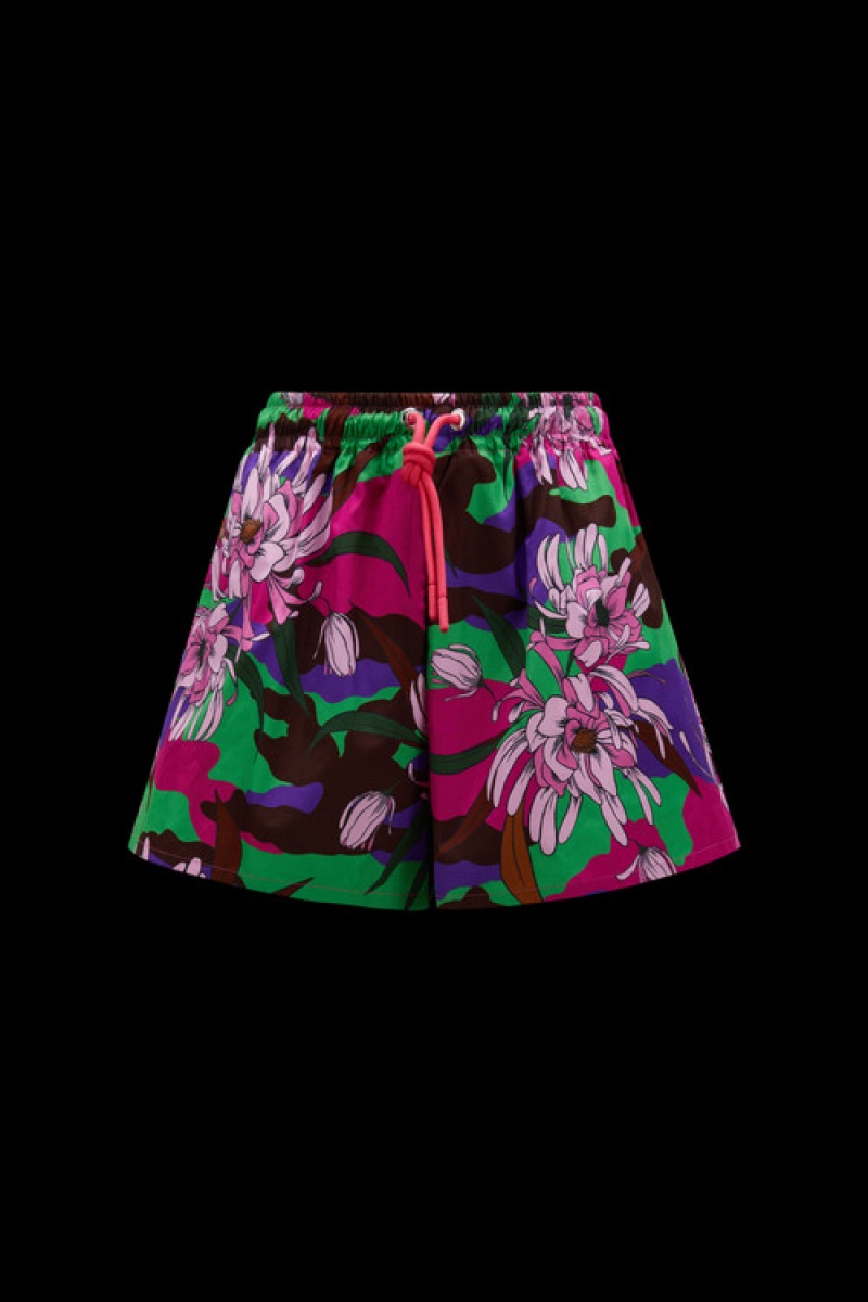 Short Moncler Printed Mujer Multicolor | ZBNK-04257