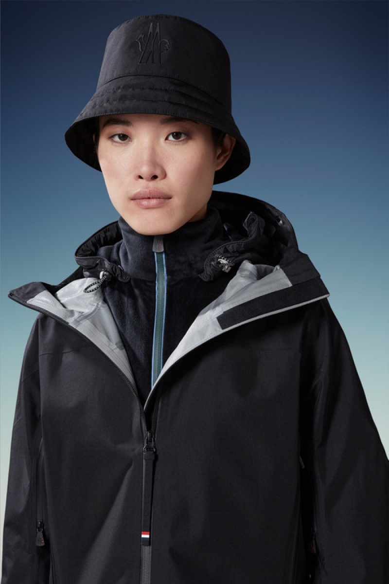 Sombreros Moncler Gore-tex Bucket Mujer Negros | VLFI-69270