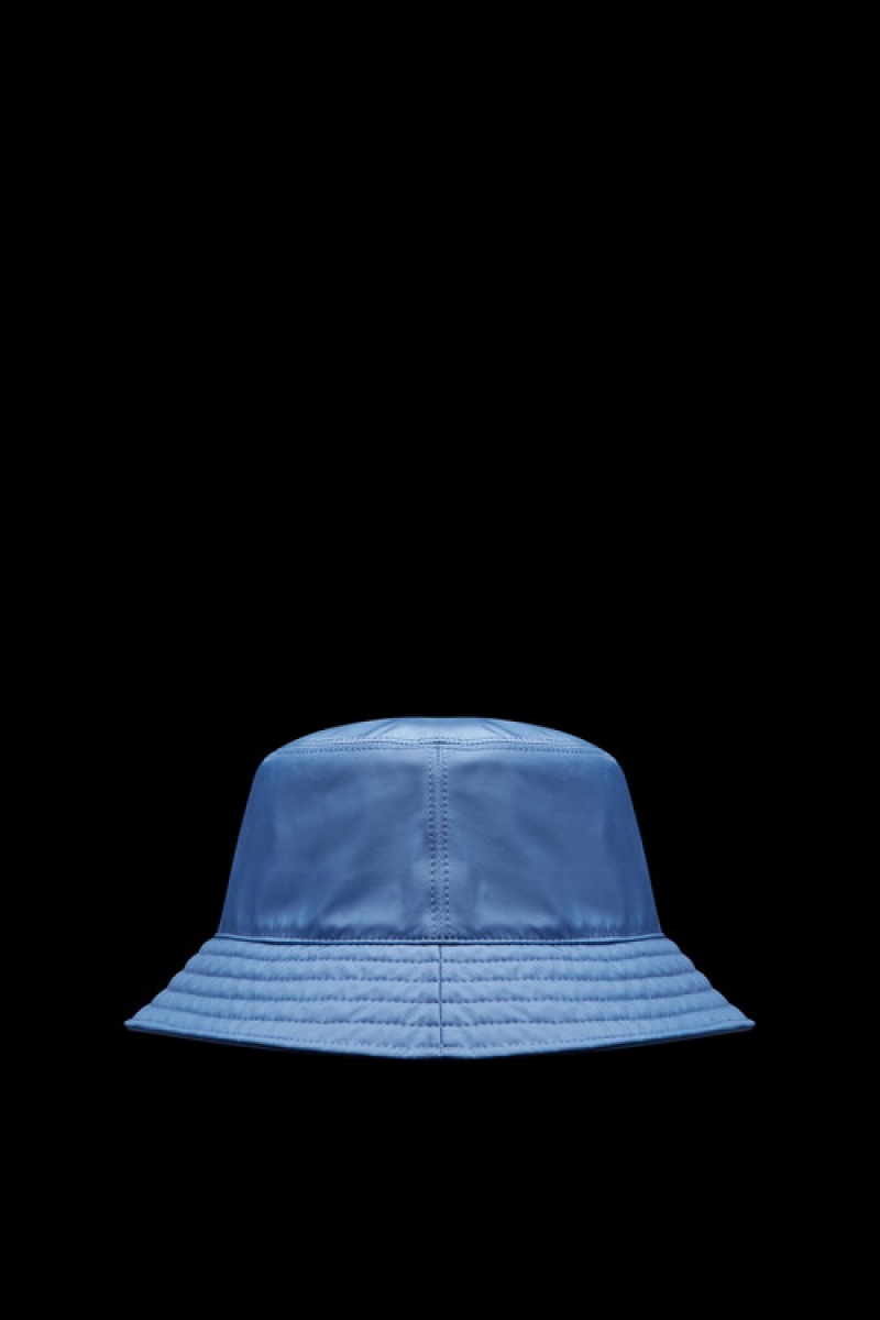 Sombreros Moncler Logo Bucket Hombre Azules Oscuro | MDNL-63507