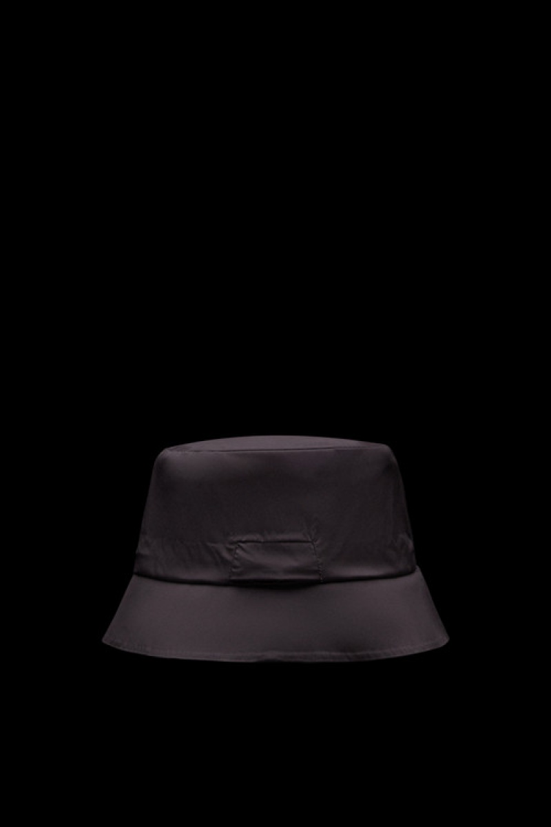 Sombreros Moncler Logo Bucket Hombre Negros | GOCW-25738