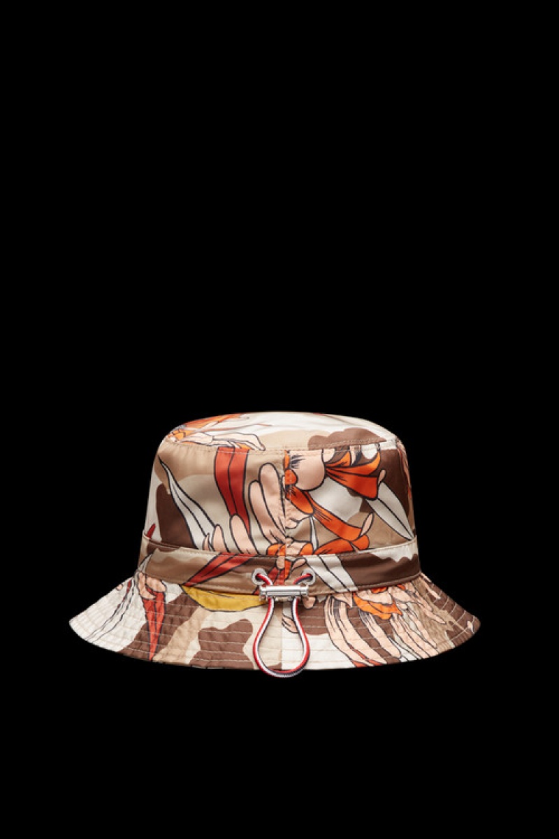 Sombreros Moncler Printed Bucket Hombre Multicolor | TCON-16548