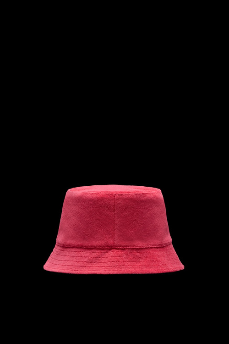 Sombreros Moncler Reversible Bucket Mujer Fucsia | CUOA-47659