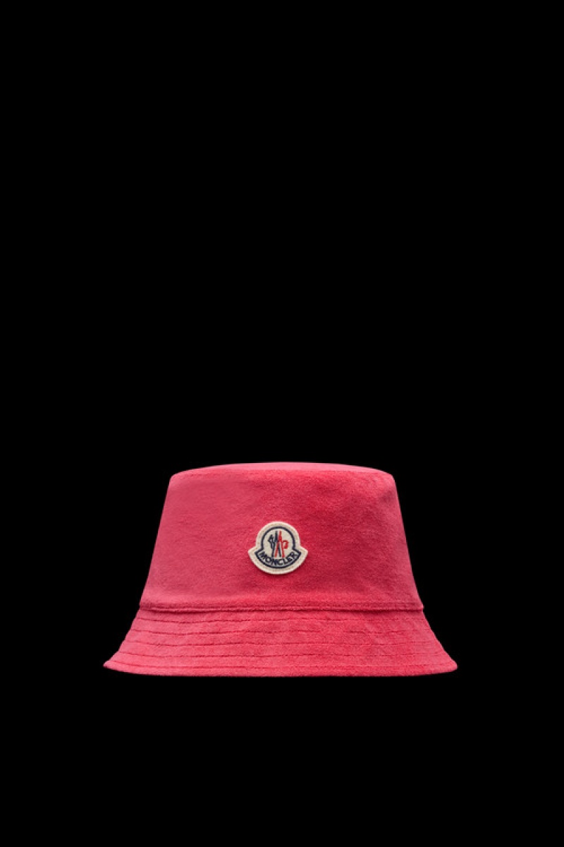 Sombreros Moncler Reversible Bucket Mujer Fucsia | CUOA-47659