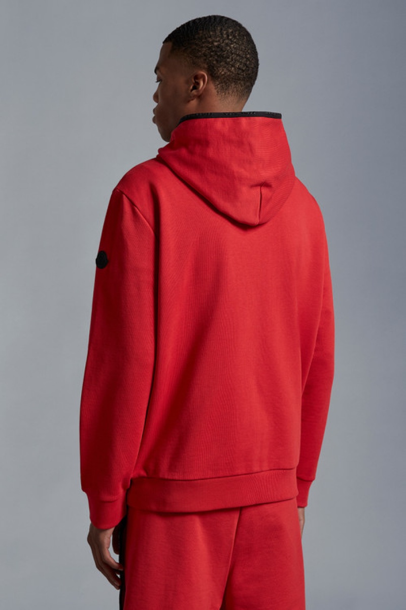 Sudadera con Capucha Moncler Zip-up Hombre Rojos | GORM-49701