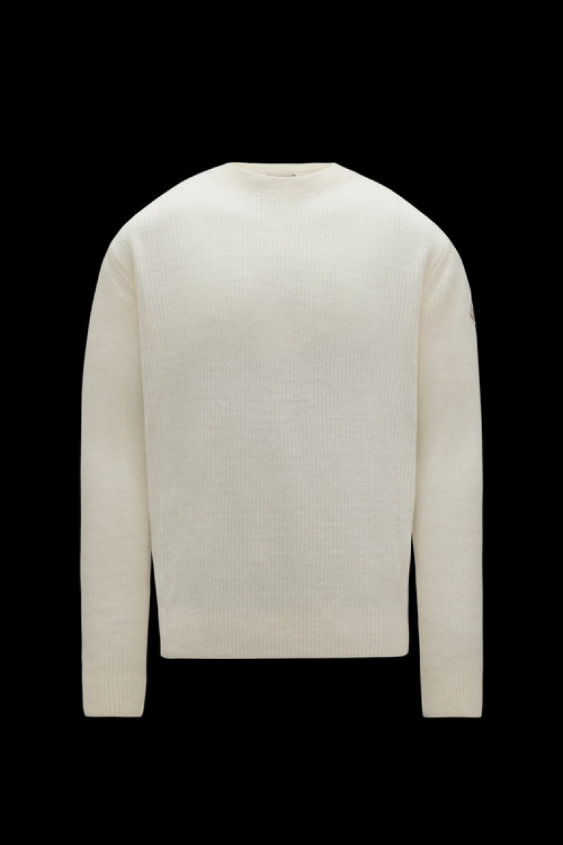 Suéteres Moncler Lana & Cashmere Hombre Blancos | WIPE-64359