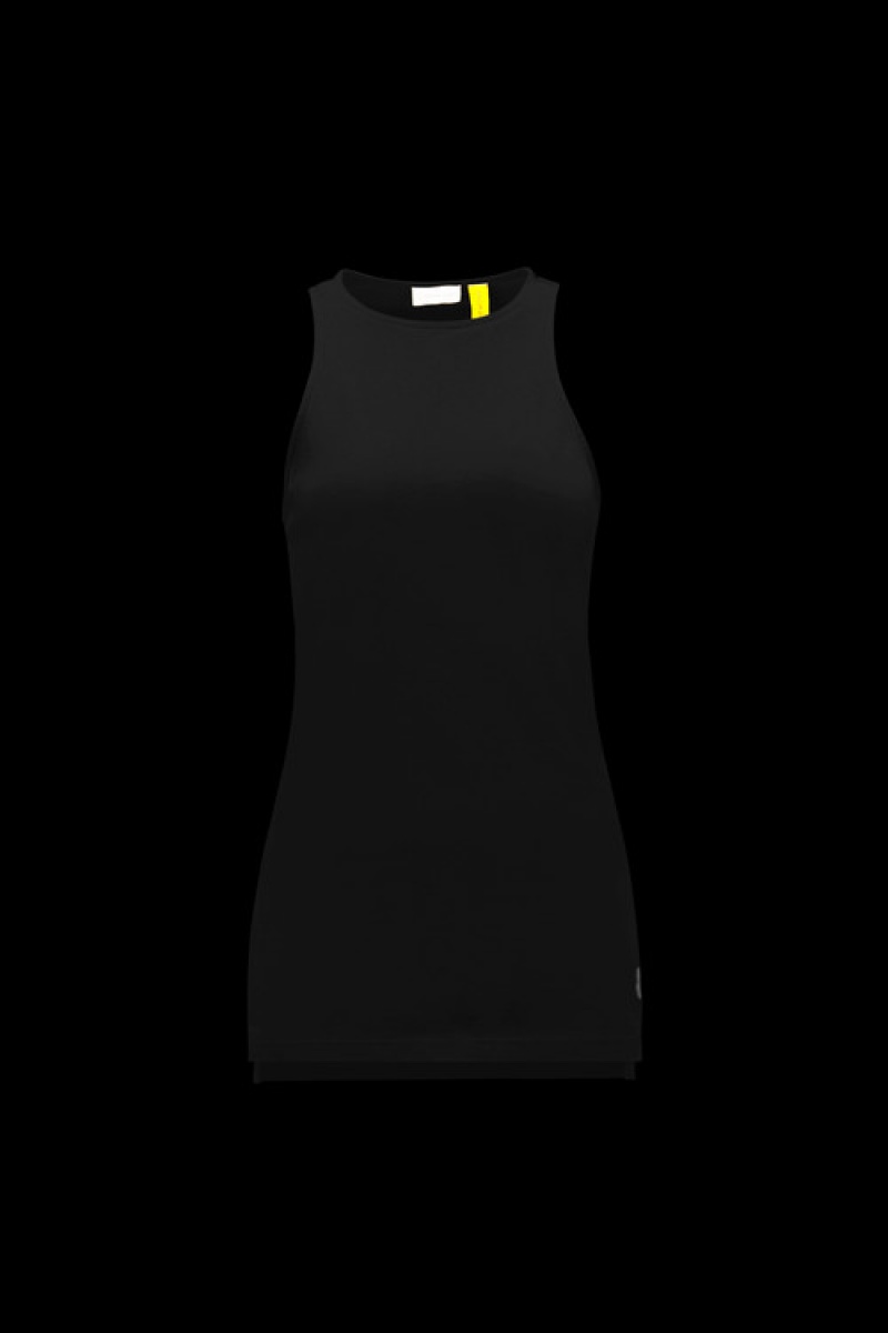 Tank Top Moncler Algodon Mujer Negros | LBRN-54629