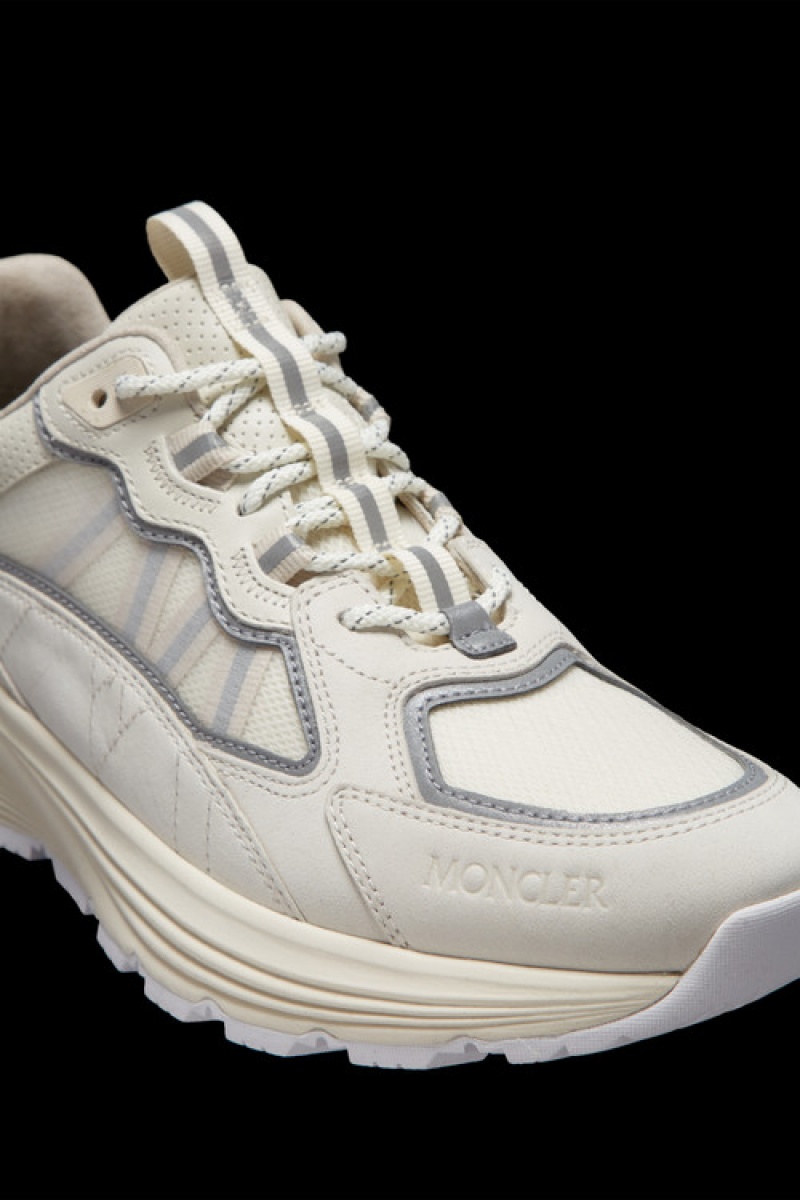 Tenis Moncler Lite Runner Low Top Mujer Blancos | DVUN-91302