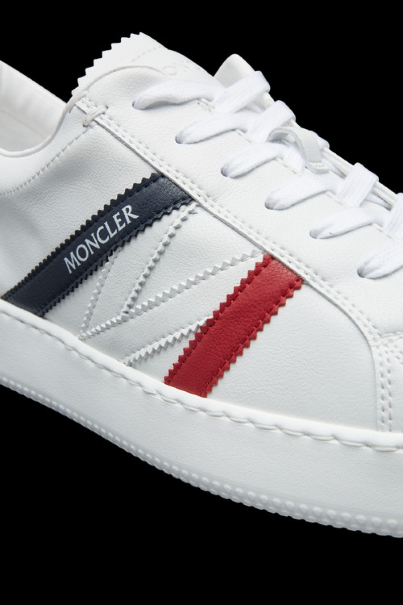 Tenis Moncler Monaco M Mujer Azules Blancos Rojos | ZRBM-73285