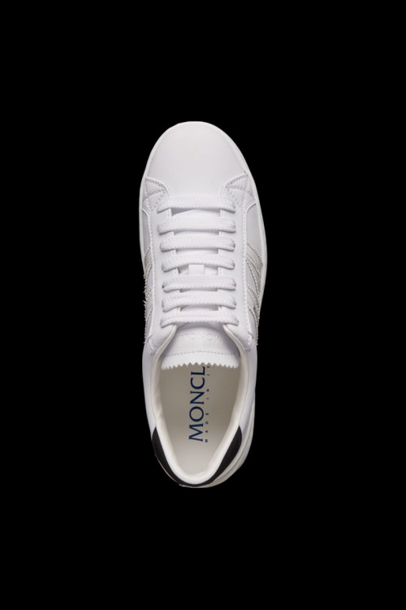 Tenis Moncler Monaco M Mujer Negros Blancos | LZXS-04659