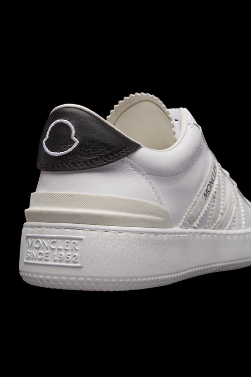 Tenis Moncler Monaco M Mujer Negros Blancos | LZXS-04659