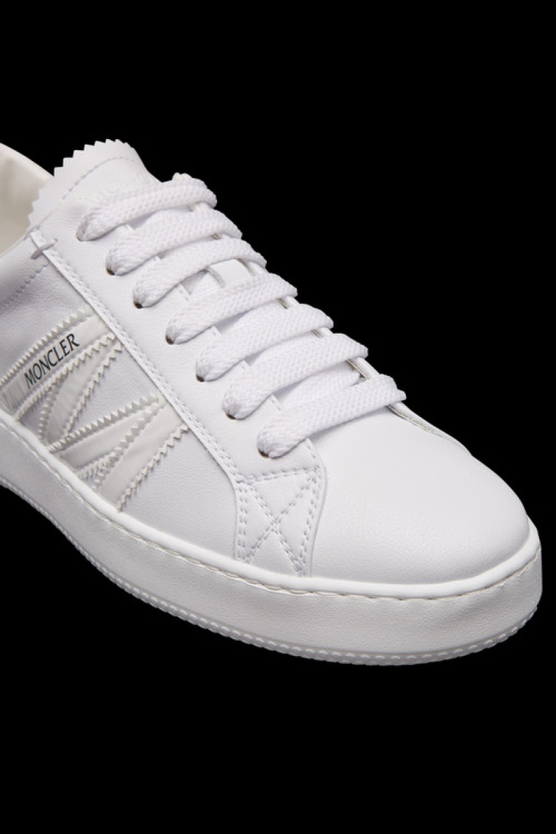 Tenis Moncler Monaco M Mujer Negros Blancos | LZXS-04659