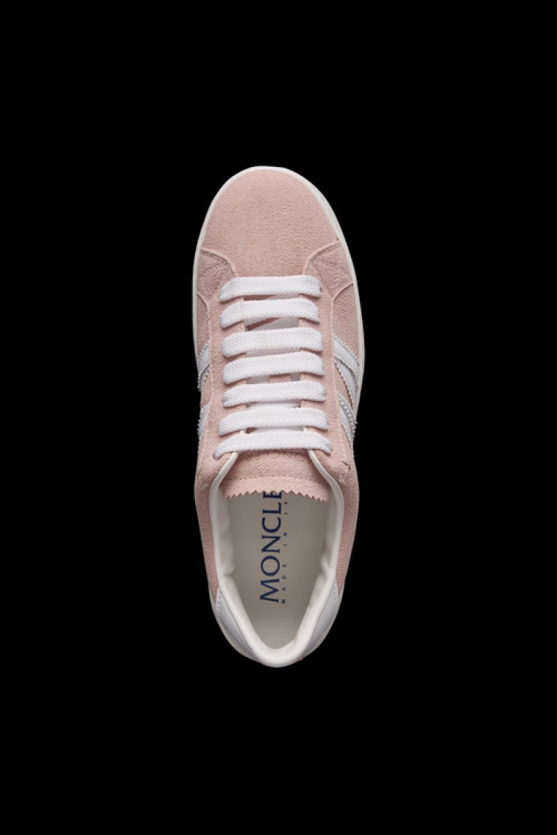 Tenis Moncler Monaco M Mujer Rosas Claro | FDJQ-37152