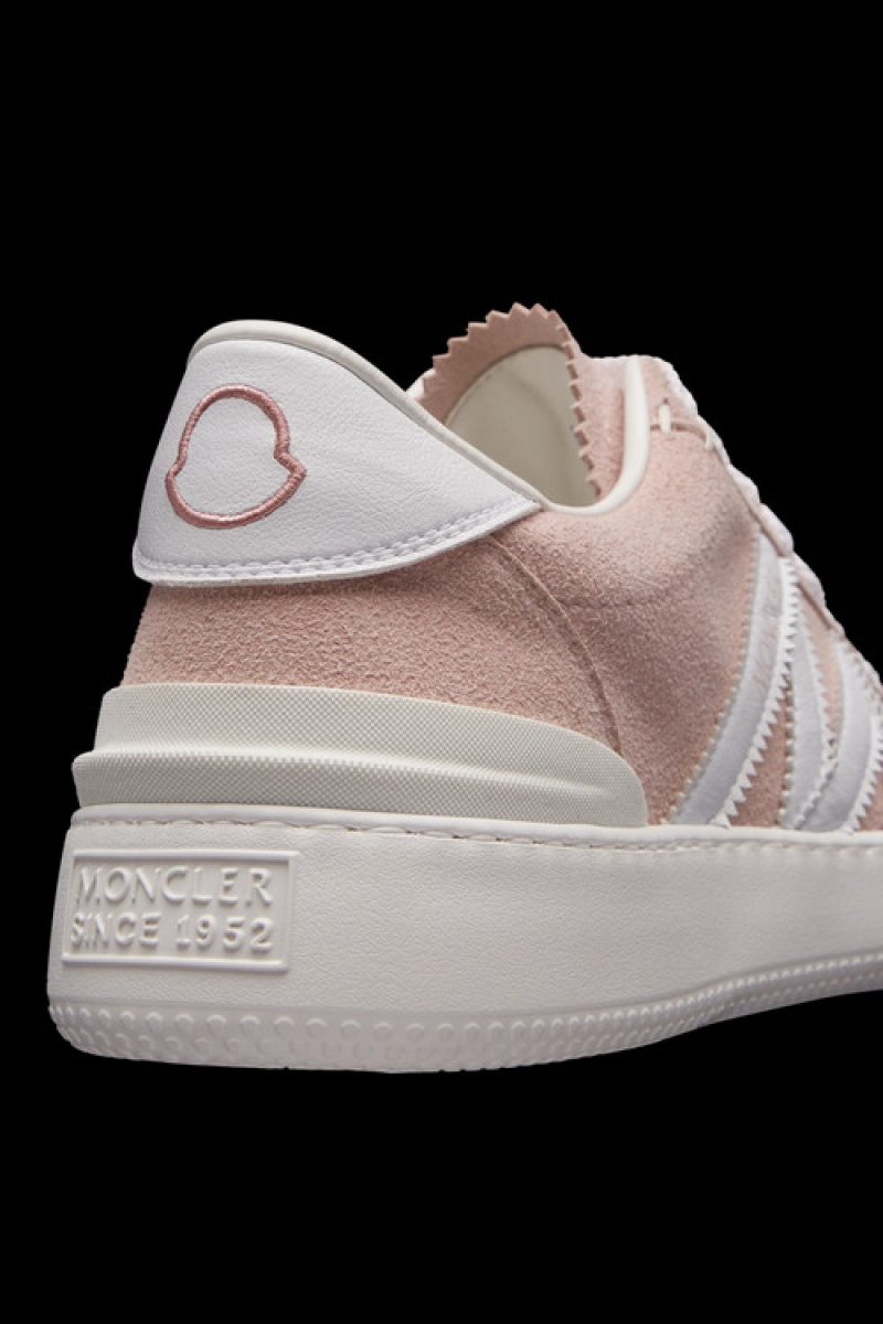 Tenis Moncler Monaco M Mujer Rosas Claro | FDJQ-37152