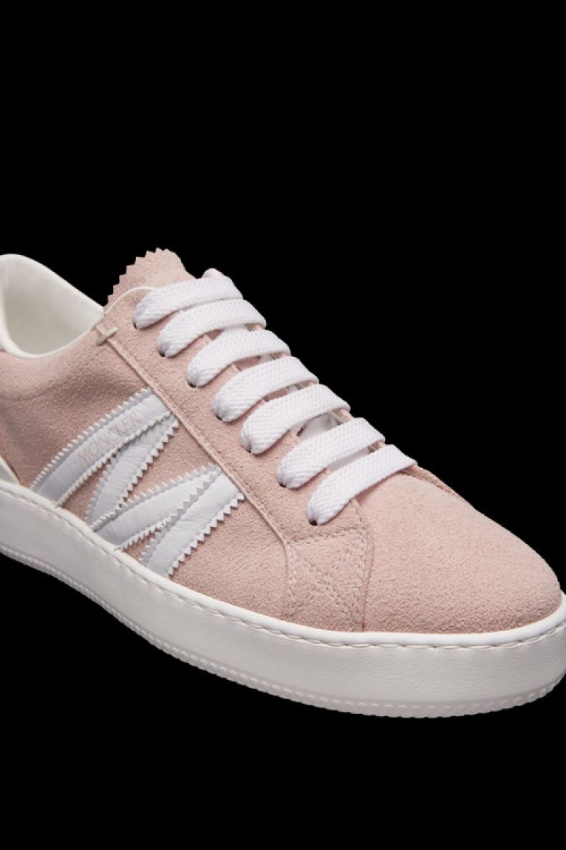 Tenis Moncler Monaco M Mujer Rosas Claro | FDJQ-37152