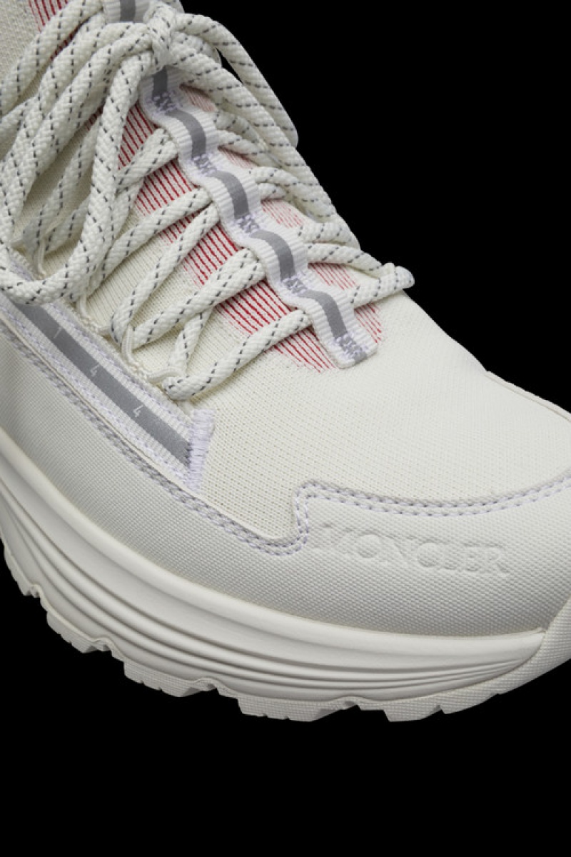 Tenis Moncler Monte Runner Mujer Blancos Rojos | FZST-58076