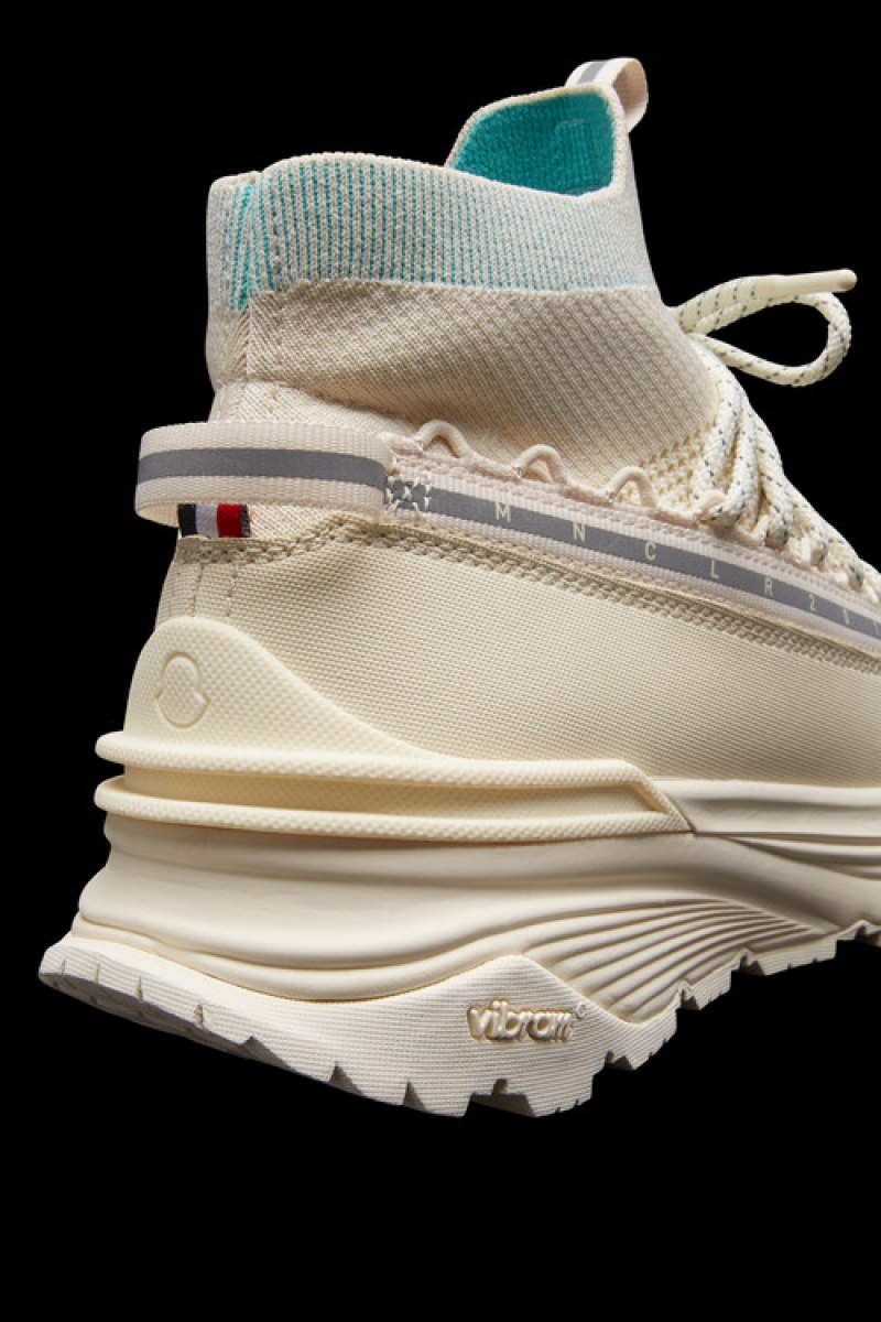 Tenis Moncler Monte Runner Mujer Blancos | OTWZ-81354