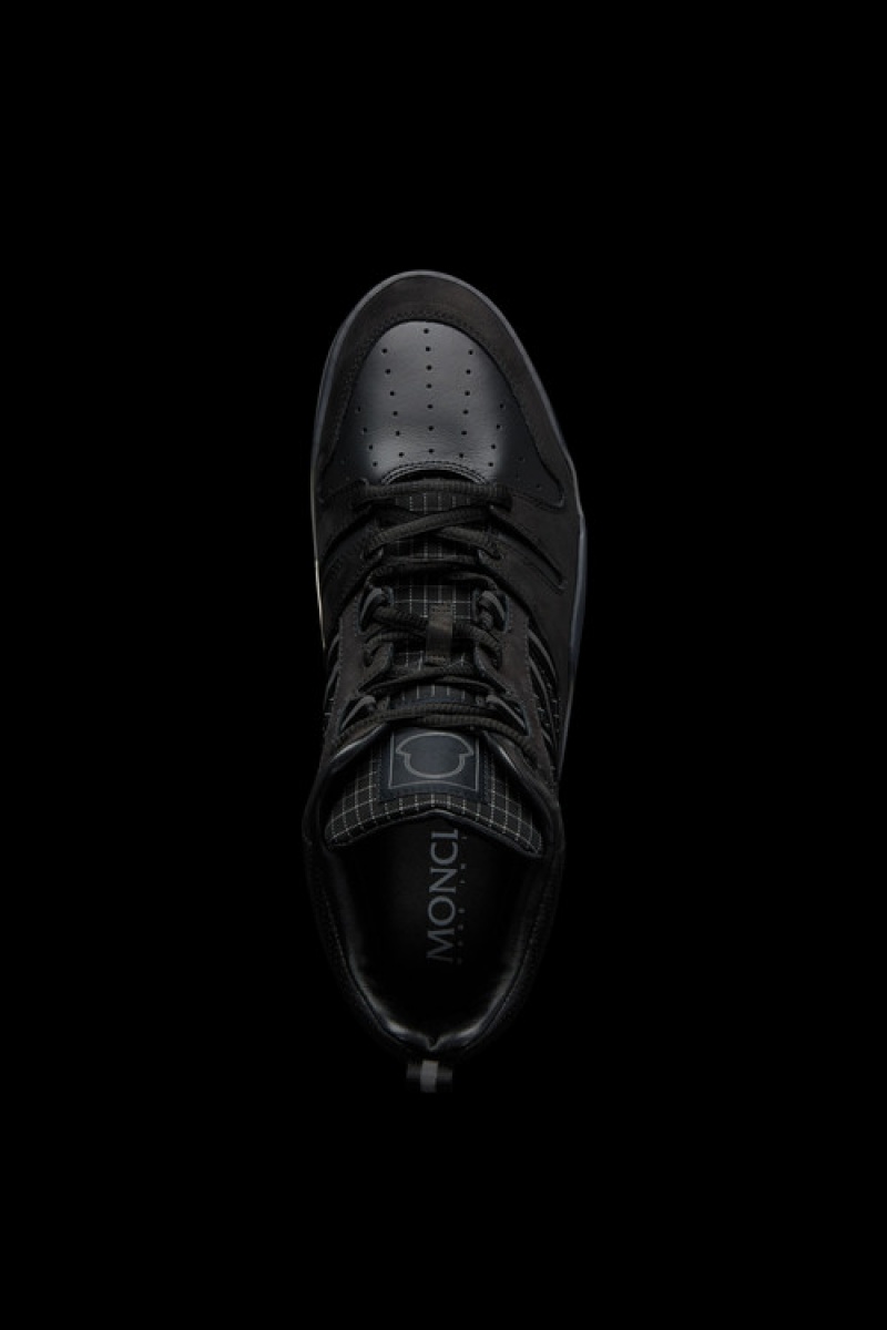 Tenis Moncler Pivot High Top Hombre Negros | LIGZ-52041