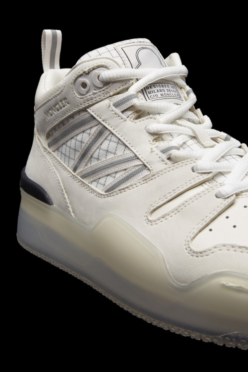 Tenis Moncler Pivot High Top Mujer Blancos | PFCU-43027