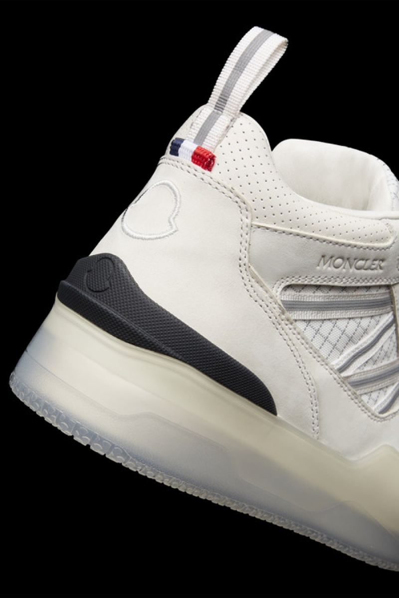 Tenis Moncler Pivot High Top Mujer Blancos | PFCU-43027