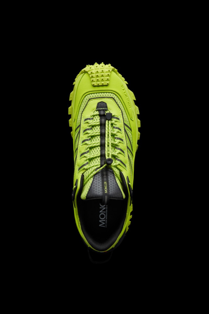 Tenis Moncler Trailgrip Hombre Amarillos | YADC-50267