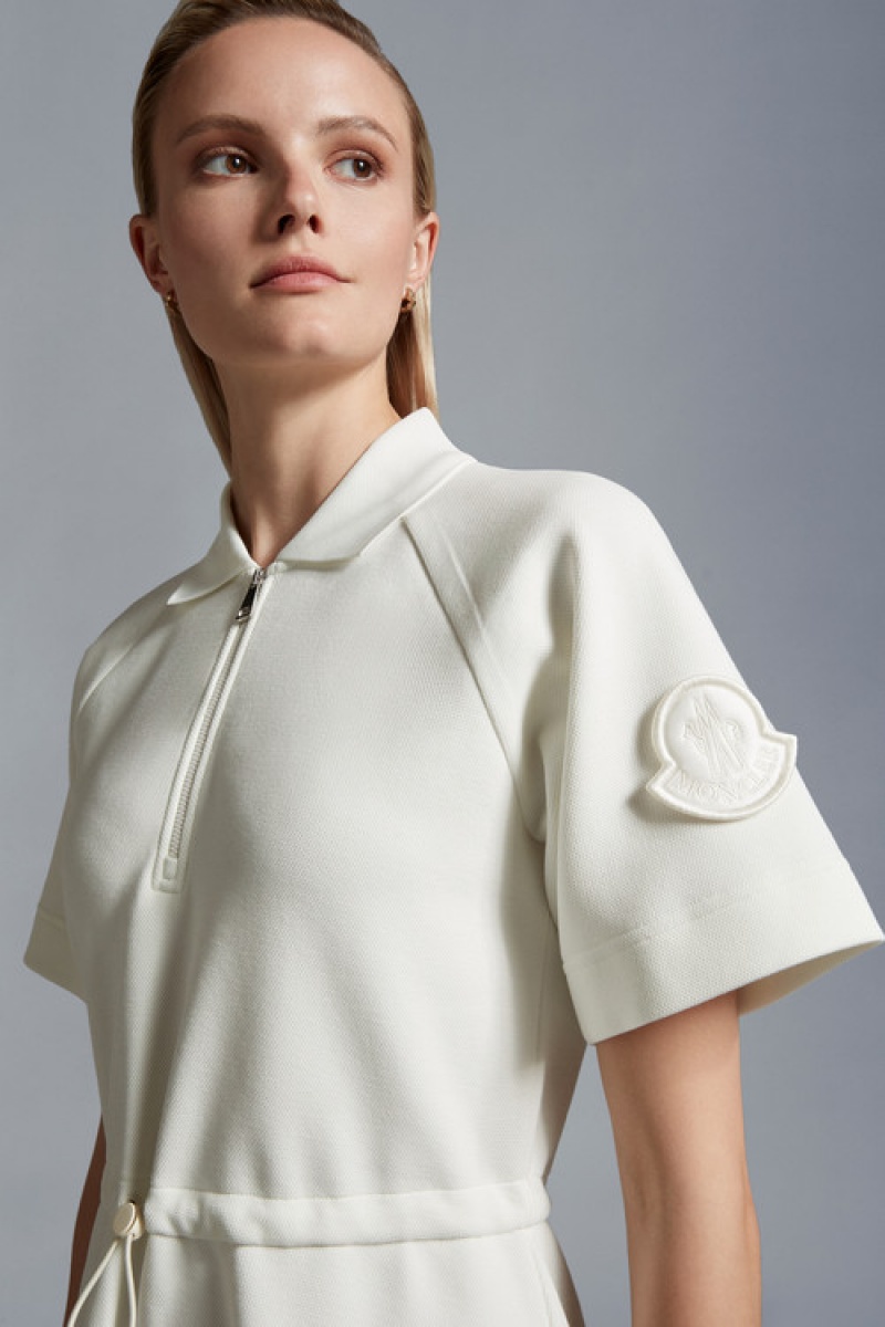 Vestido Moncler Shirt Mujer Blancos | CKMB-64502