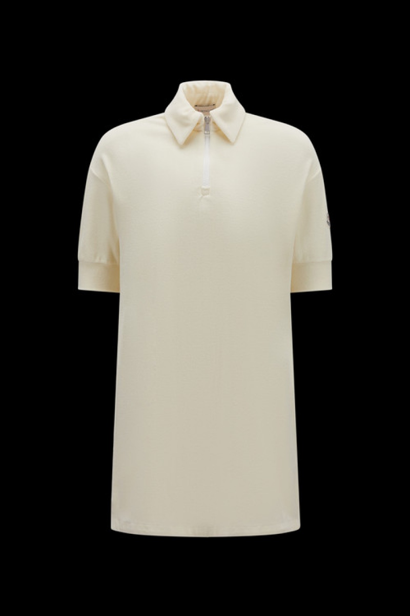 Vestido Moncler Terrycloth Mujer Blancos | KSOB-02581