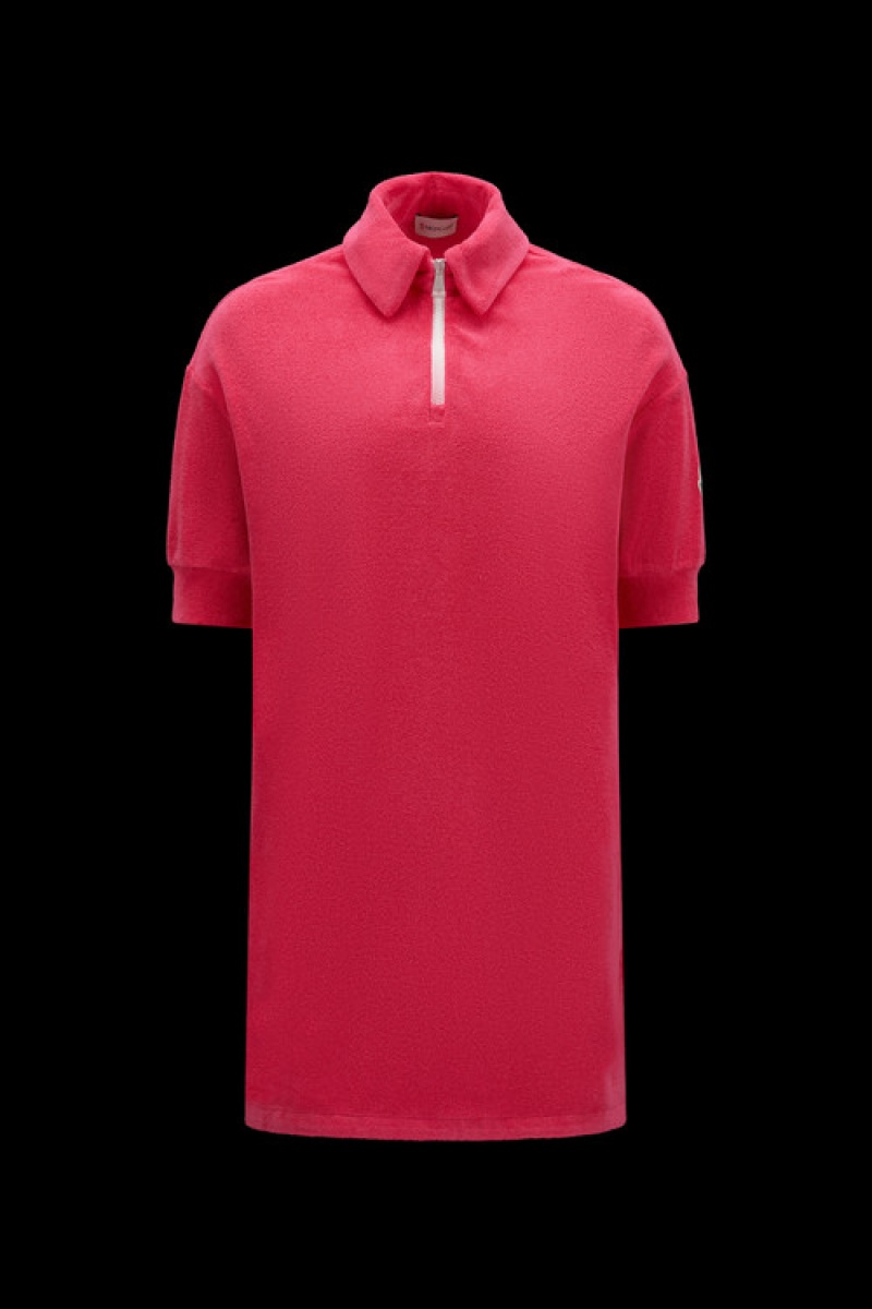 Vestido Moncler Terrycloth Mujer Fucsia | EOPK-71584