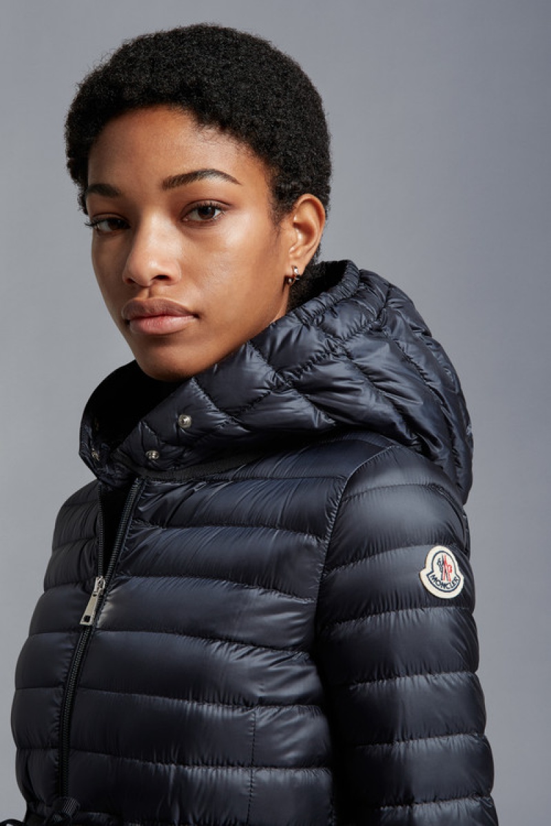 Chaqueta De Plumas Ligera Moncler Barbel Mujer Azules | LRSH-56021