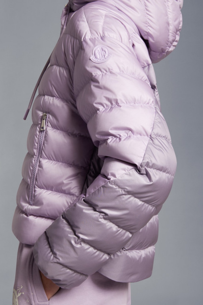 Chaqueta De Plumas Ligera Moncler Sylans Mujer Morados | XYTN-24395